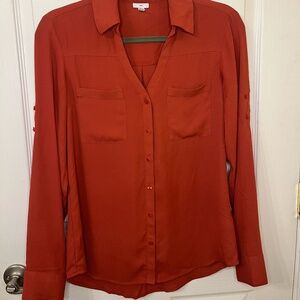 Express S Portofino Rust Blouse